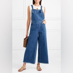 Elizabeth and James Jennette Denim Overall Jumpsuit Size 4